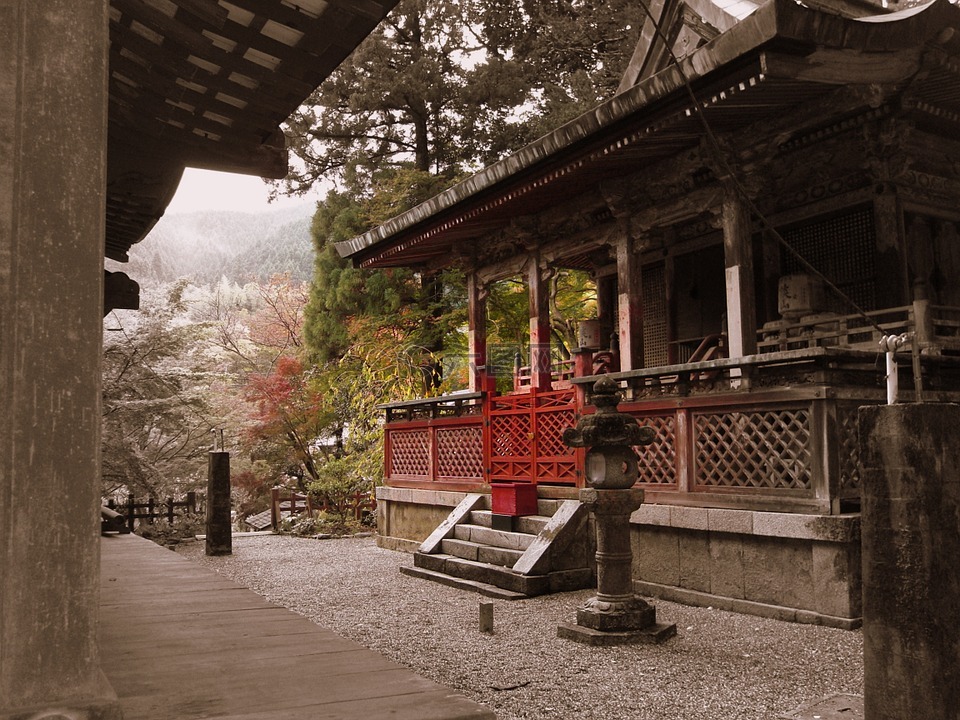 寺,日本,文化