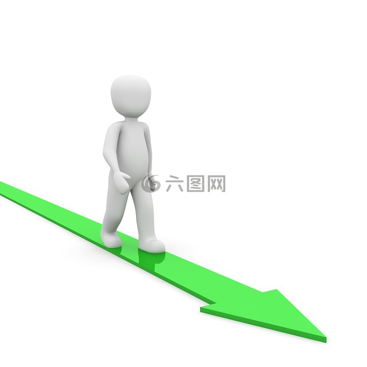 箭頭,方向,離
