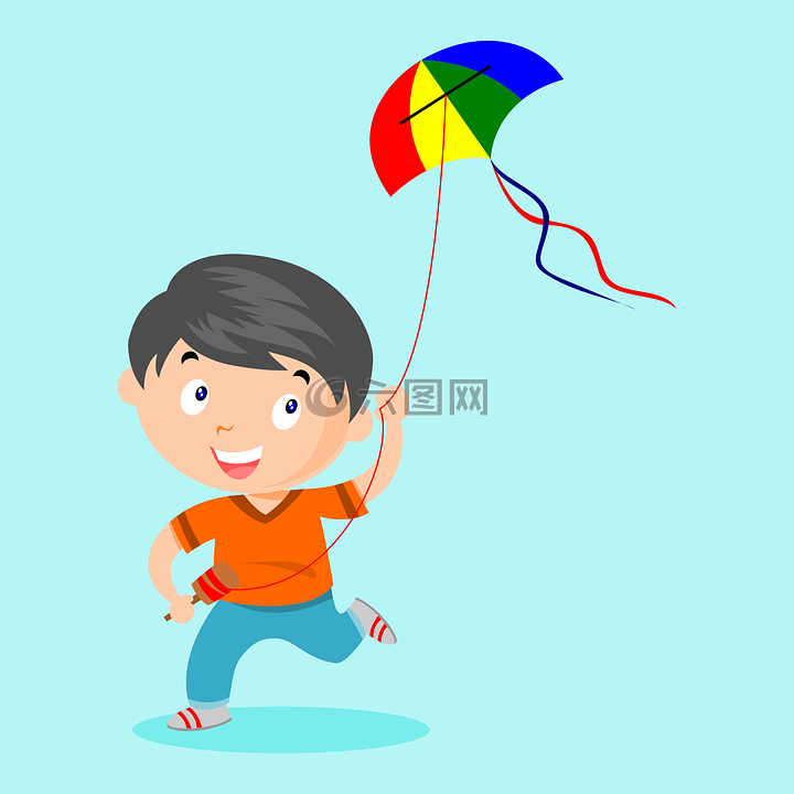 風(fēng)箏,男孩,孩子