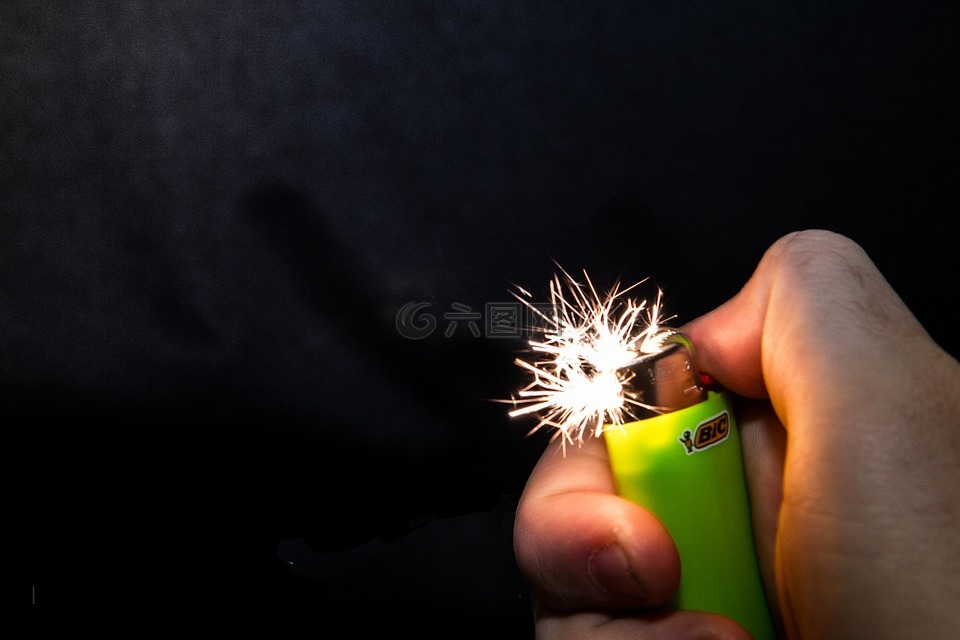 打火機,火焰,光