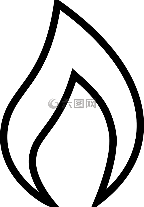 火,黑,符號