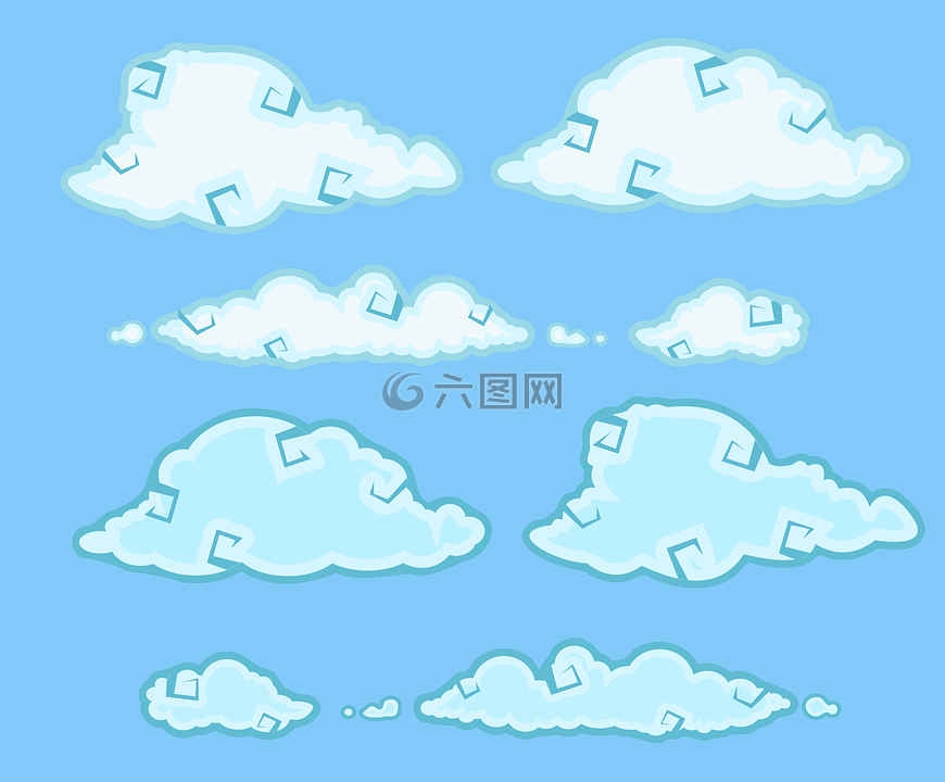 云,天空,天堂
