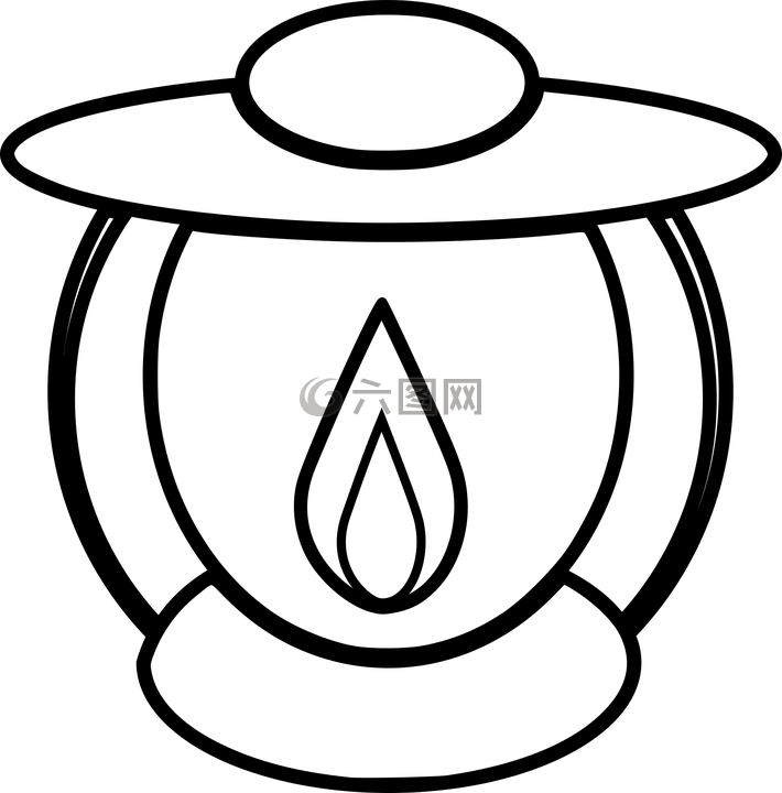 油盞燈,燒傷,火焰