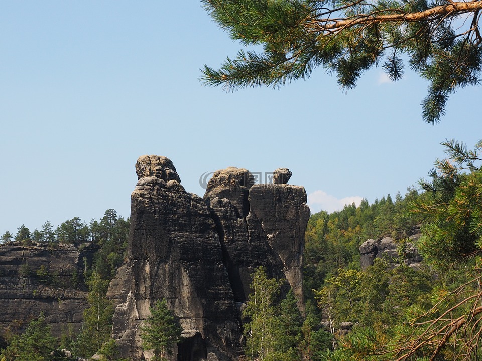 rohnspitze,domw?chter,易北河砂巖