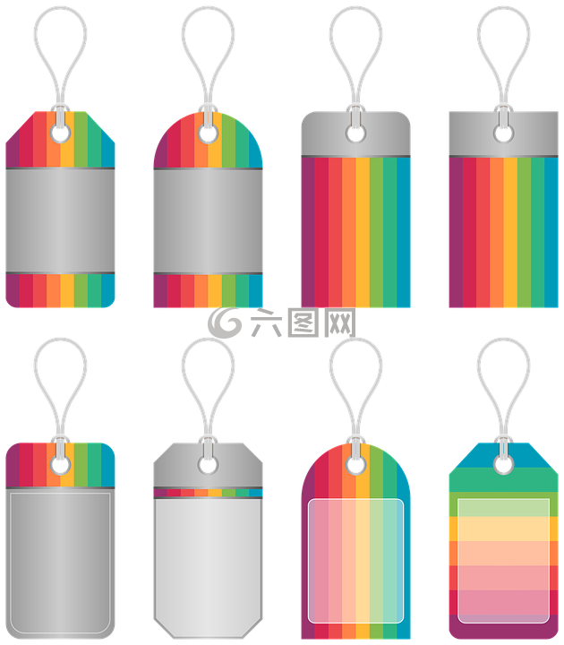 價格標簽,色帶,多彩