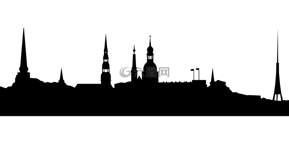 拉托維亞,全景圖,里加