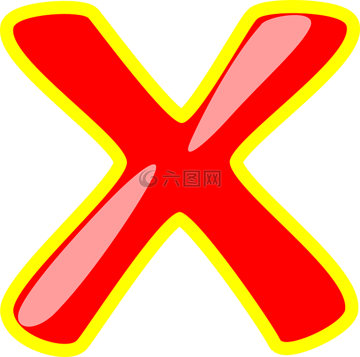 x,紅色,黃色