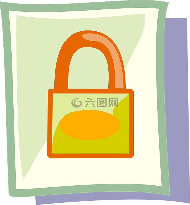 鎖,加密,確保安全