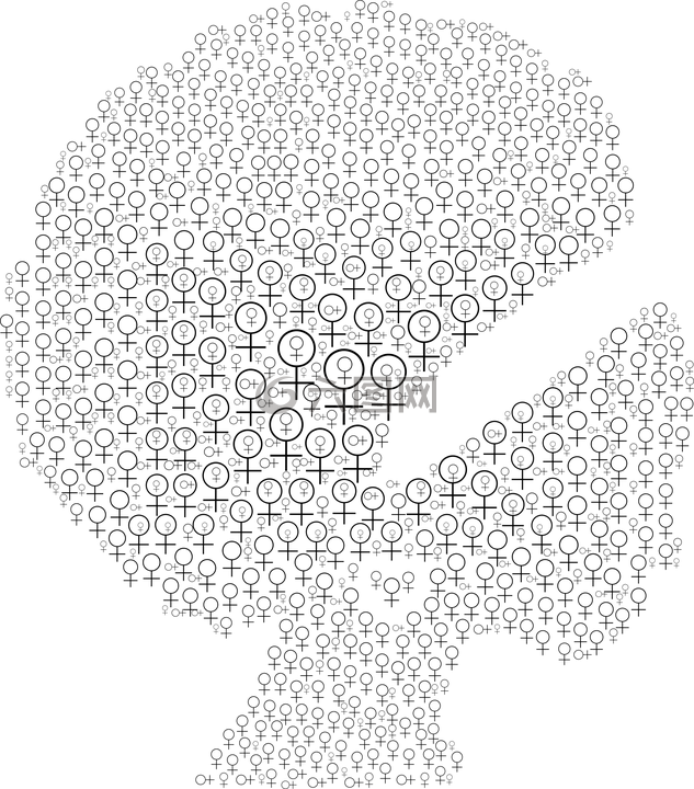 非洲裔美國人的,黑,女性