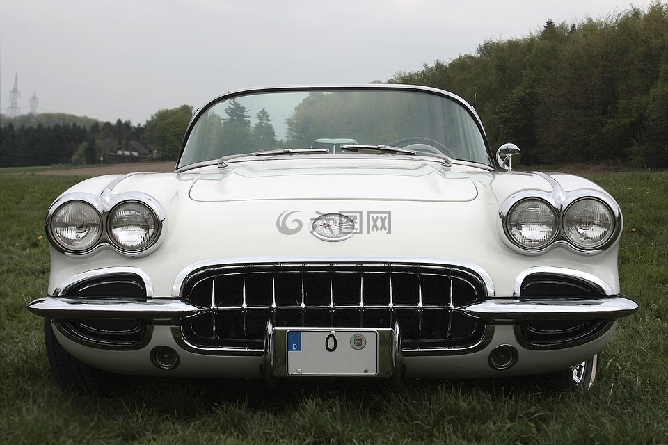 oldtimer,克爾維特,汽車