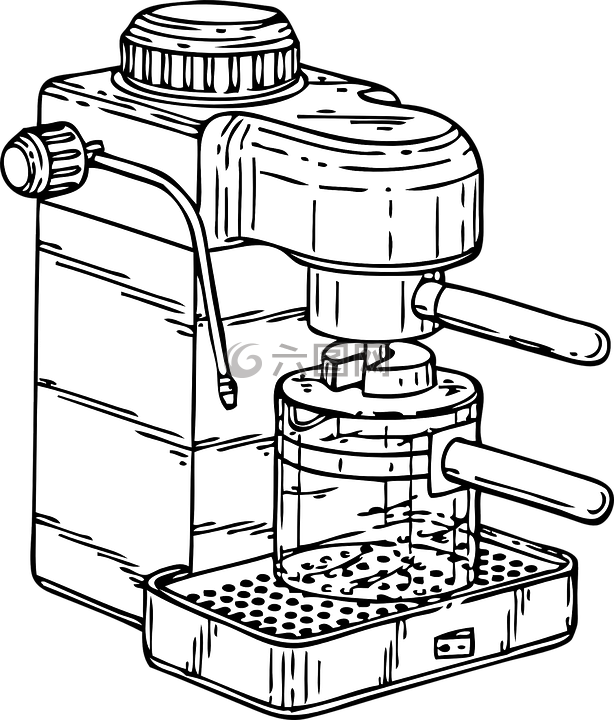 咖啡,機(jī),濃咖啡