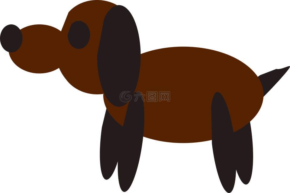狗,指點(diǎn),棕色
