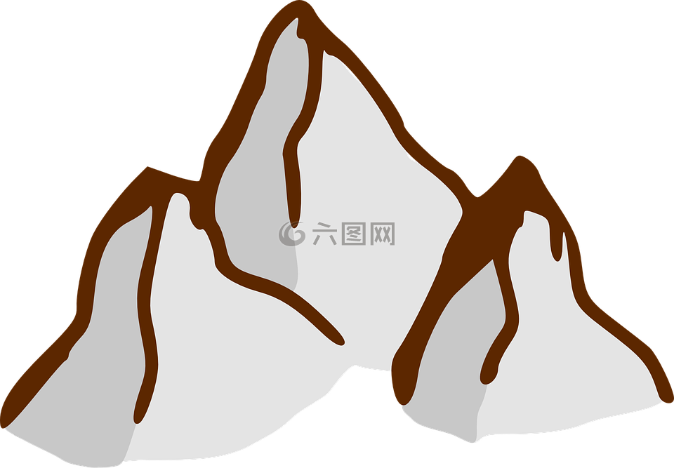 山,山脈,高峰