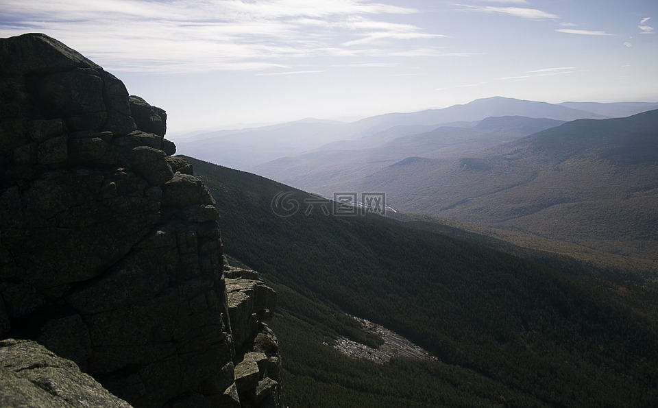 山,丘陵,谷