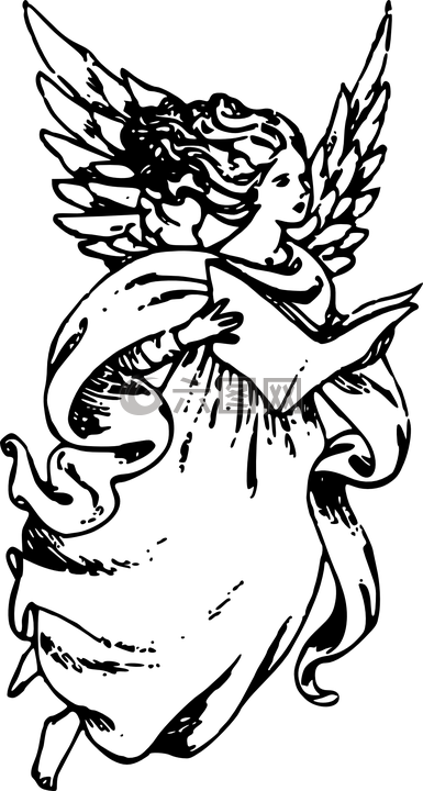 天使,女神,女性