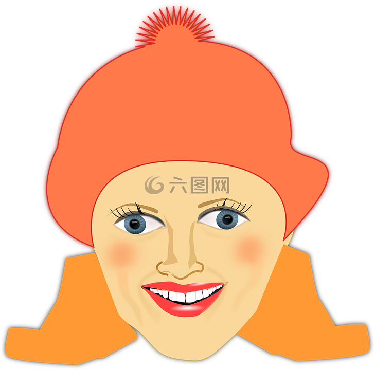 女子,臉,頭