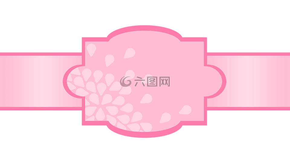 粉紅色的旗幟,粉紅色的頭,設(shè)計(jì)