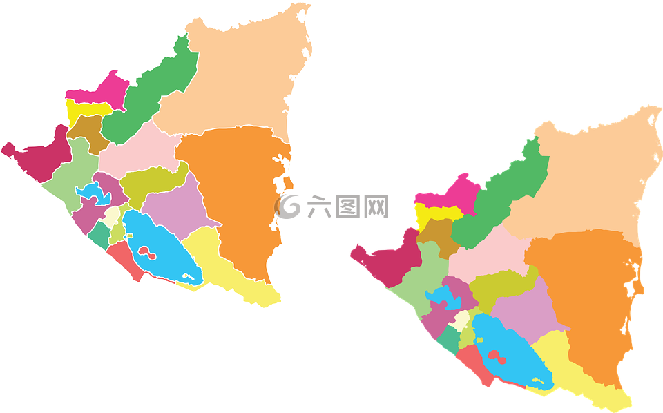 尼加拉瓜,馬那瓜,地圖