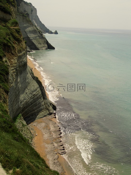 海岸,海灘,海