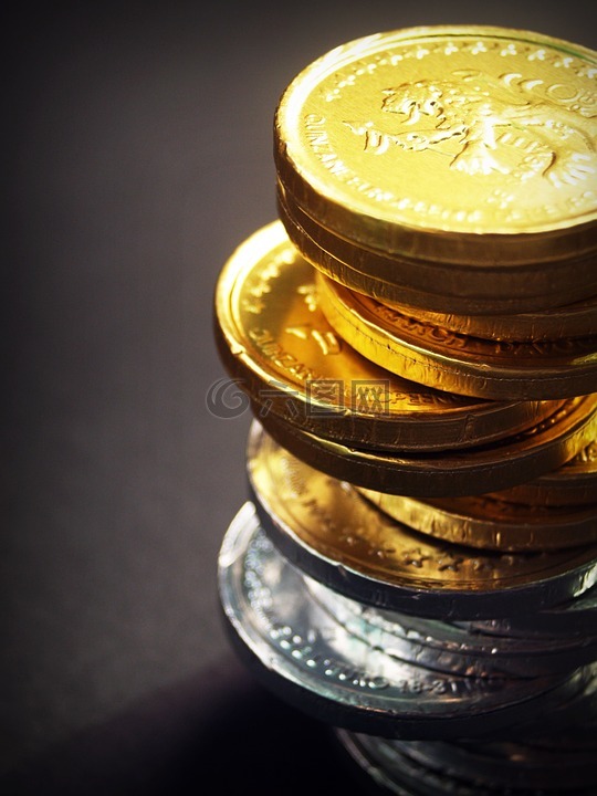 硬幣,黃金,現金