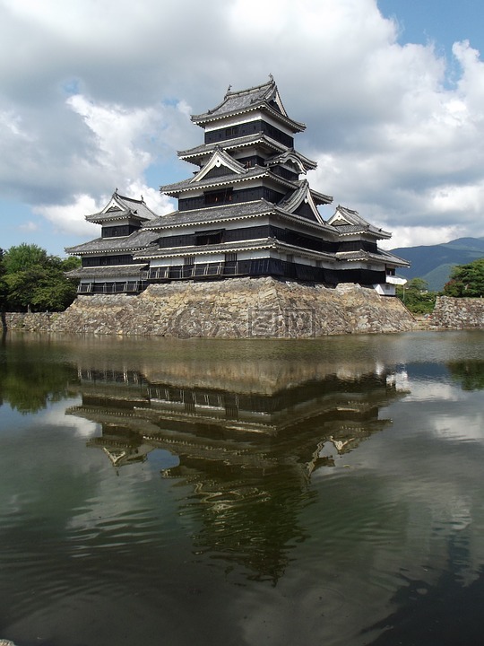 日本,松本,寺
