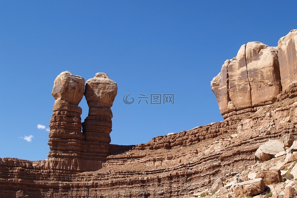 雙人,塔,紀(jì)念碑山谷