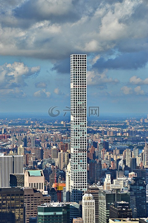 曼哈顿豪华的房子摩天大楼