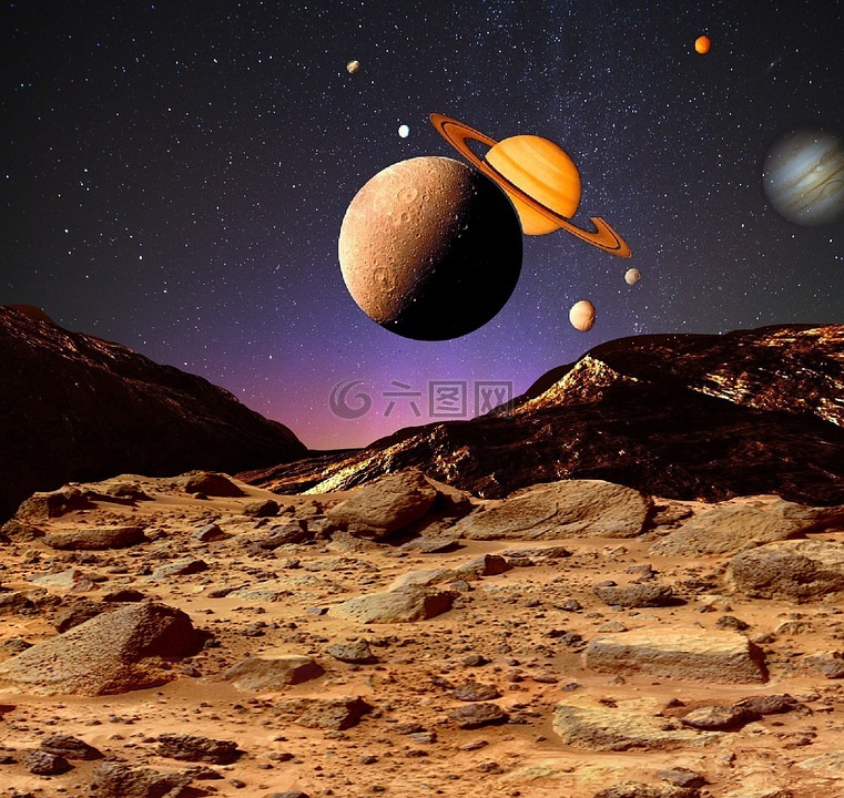 宇宙,所有,空間