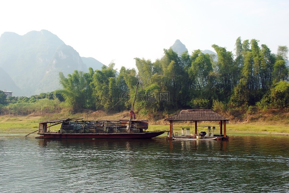 中國,陽朔,漓江