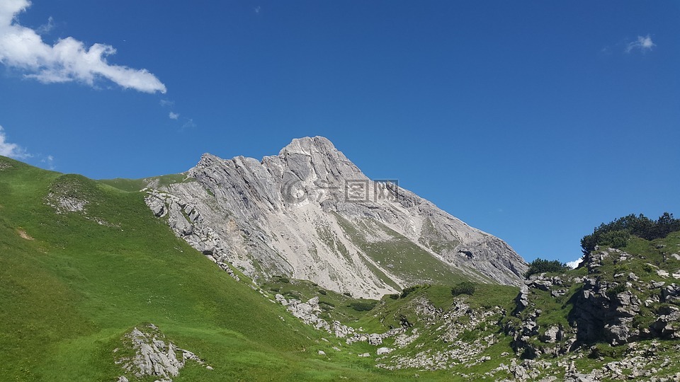 海貍頭,lech 谷,山