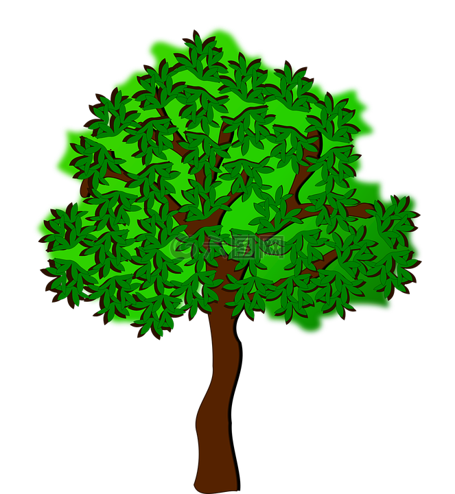 剪貼畫,植物區(qū)系,自然