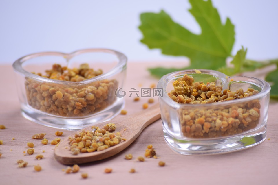 蜜蜂,蜂花粉,自然