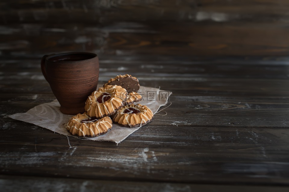 粘土,背景,喝
