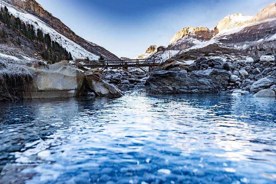 水域,坎德施泰格,雪