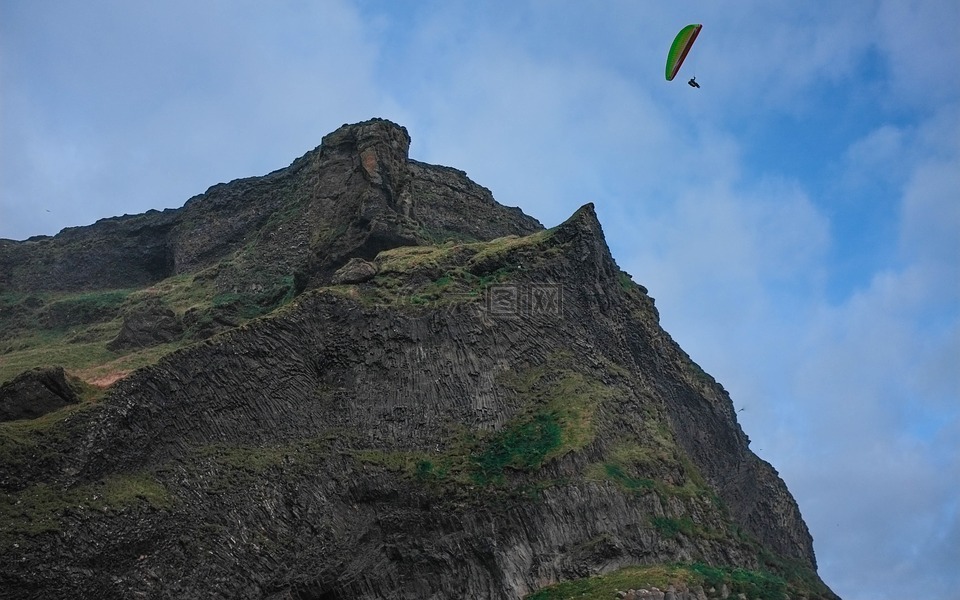 小山,石,海嶺