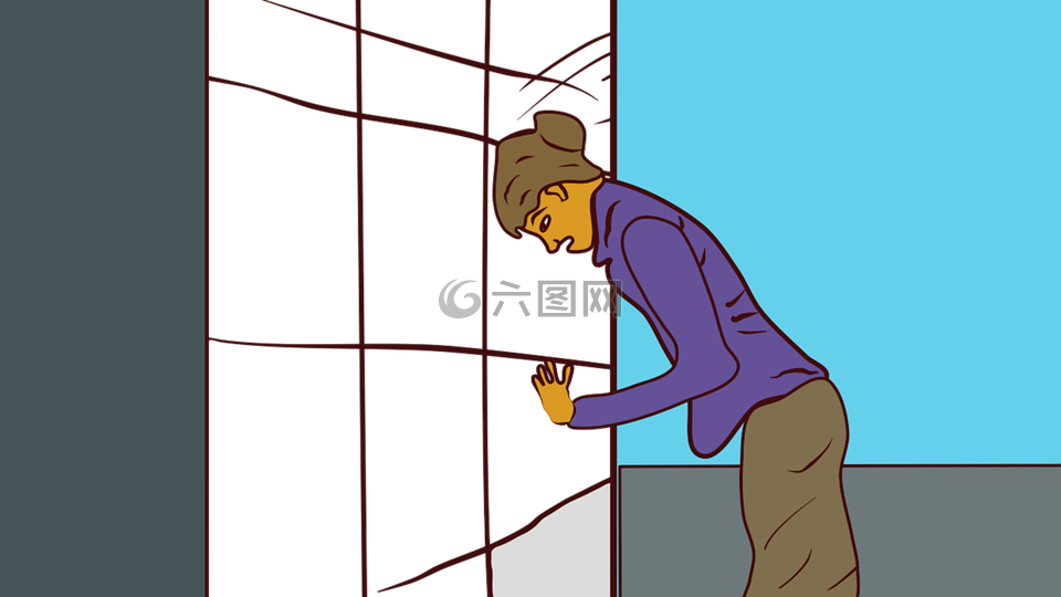 女子,強(qiáng)調(diào),卡通
