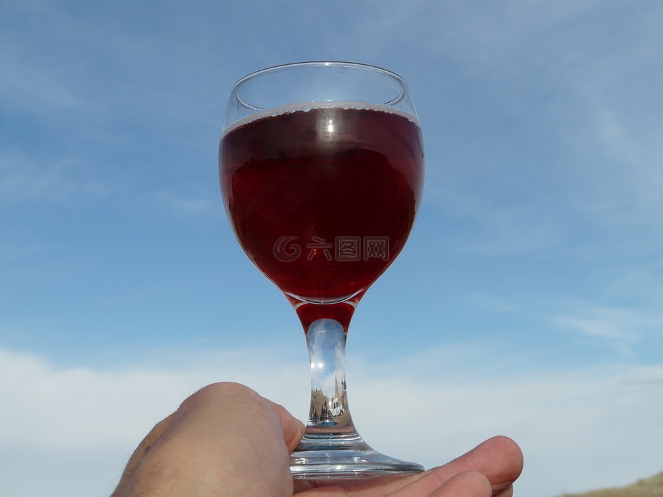 玻璃,酒杯,喝