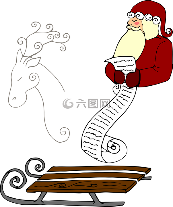圣誕節(jié),幻燈片,圣誕老人