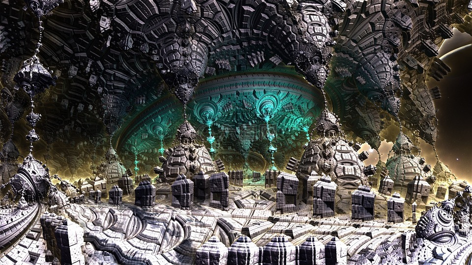 曼德爾球,3d,分形