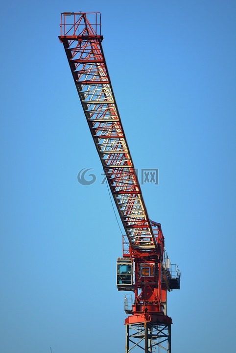 起重機,機,工具