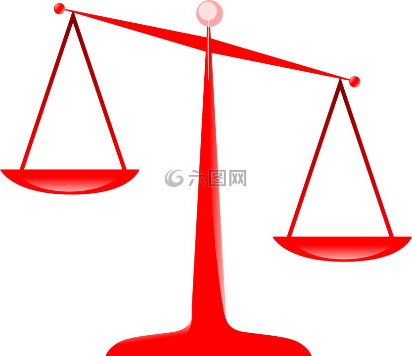 尺度,正義,紅色
