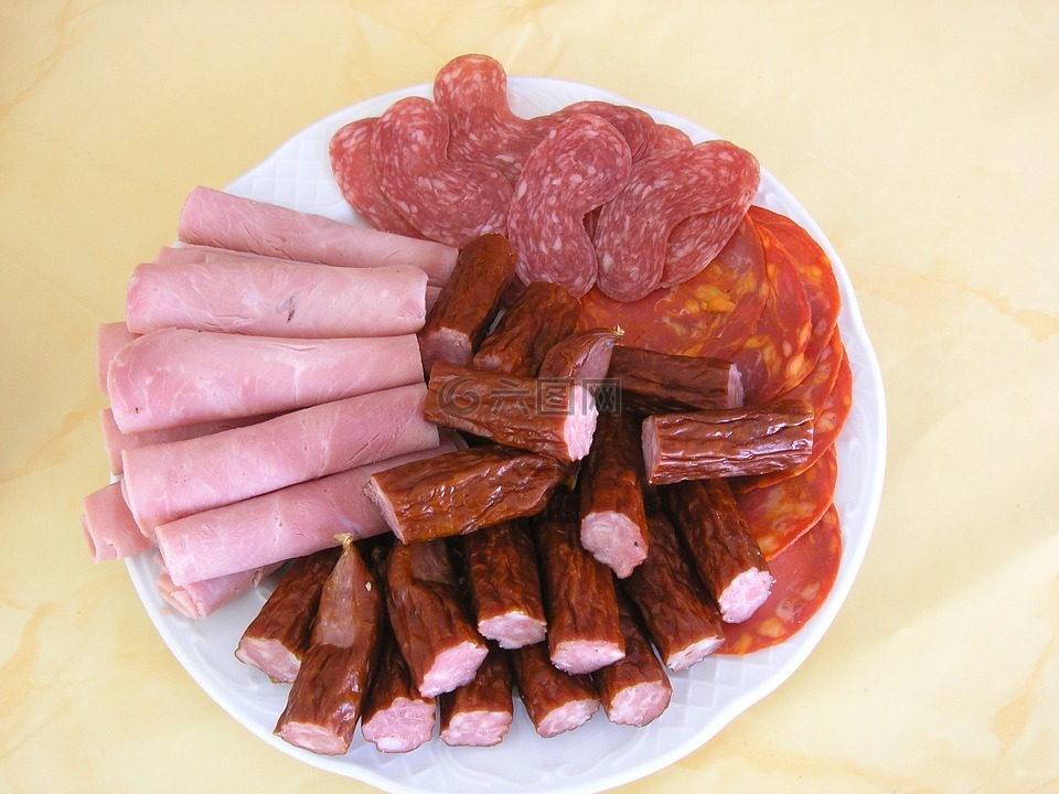 薩拉米,食品,火腿