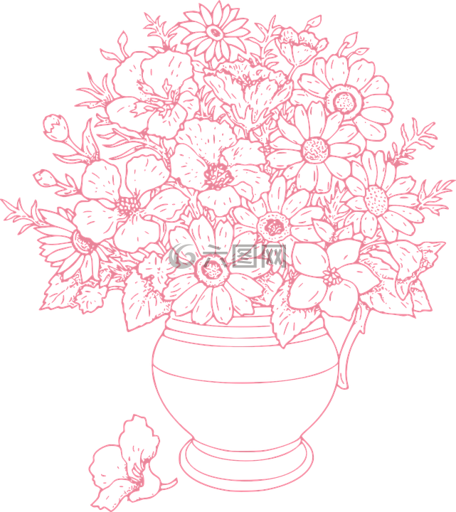 鮮花,花瓶,花束