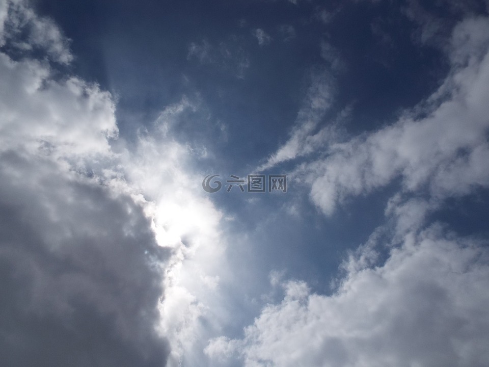 天空,云,視圖