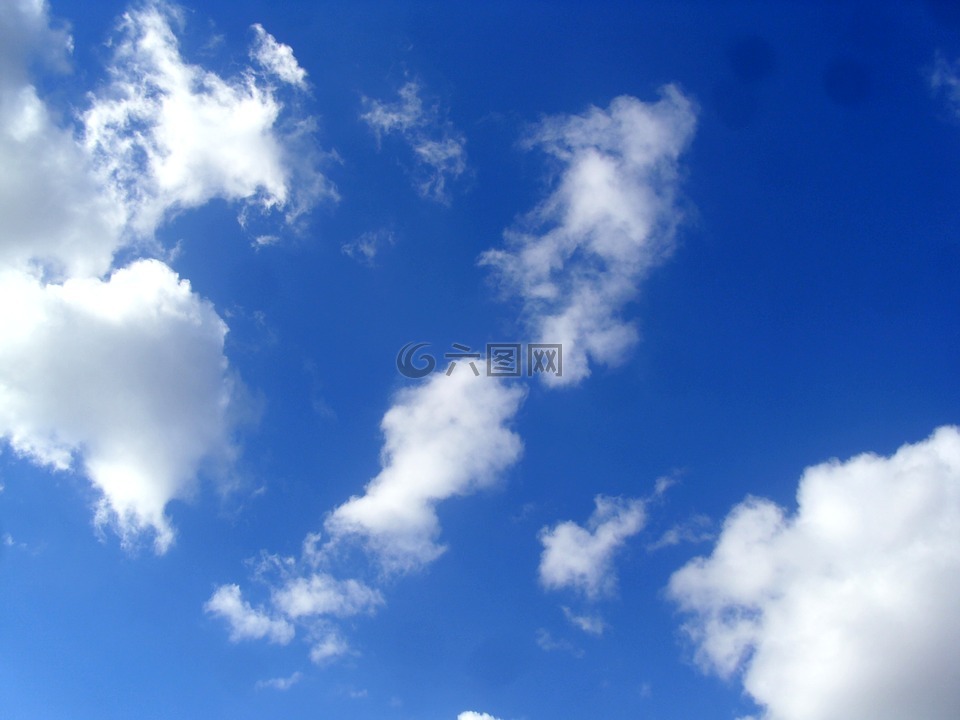 自然,白,天空