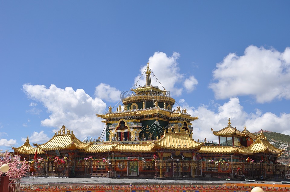 寺庙,宝塔,旅游