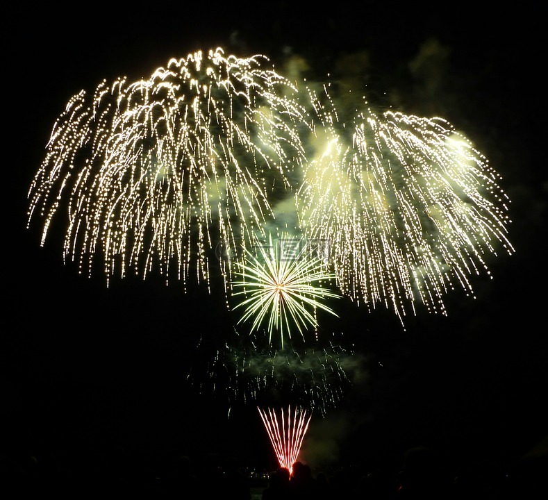 煙花爆竹,光,夜