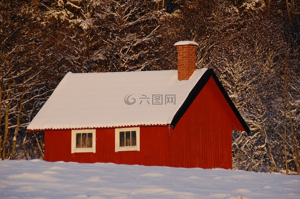 紅色山寨,山寨,雪