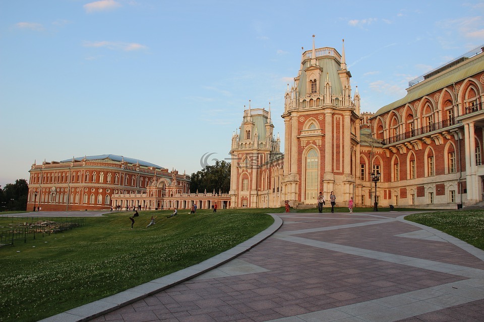 莫斯科,博物馆,tsaritsyno