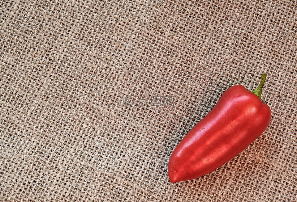 胡椒,蔬菜,黄麻